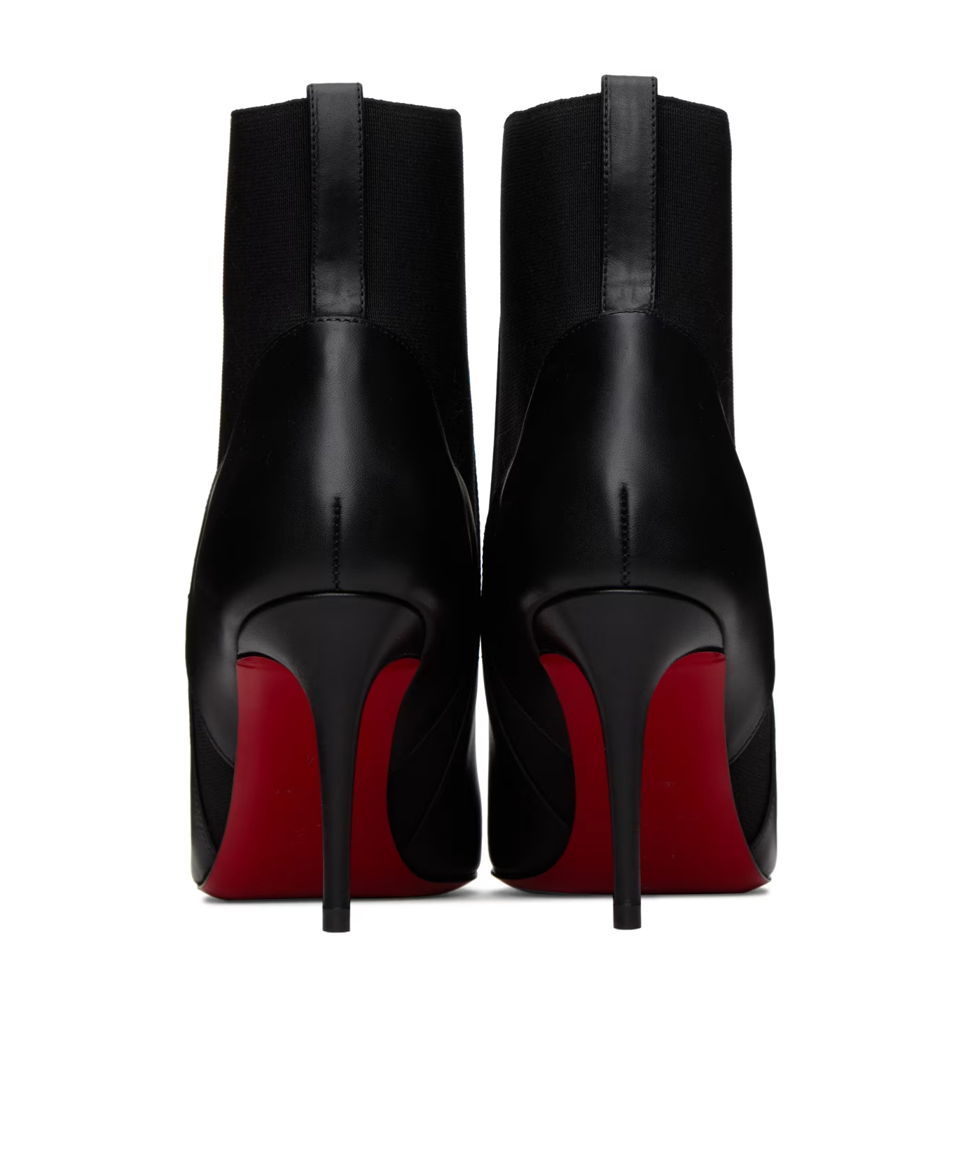 Christian Louboutin Chelsea Chick Short Boots In Black