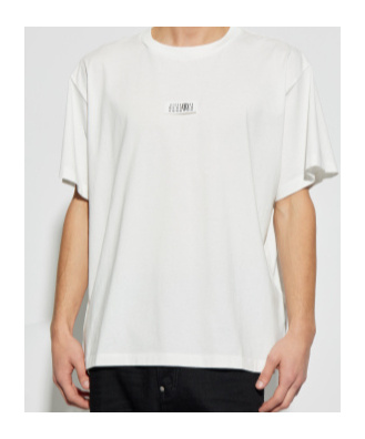 Mm6 Maison Margiela Cotton Crew-neck T-shirt With Numeric Signature Patch In White