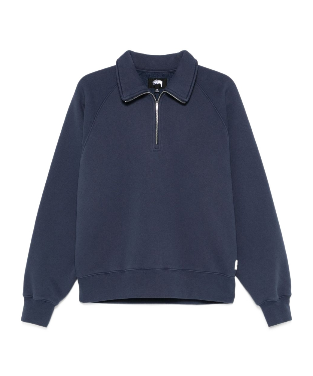 Stussy High Collar Raglan Sleeves Sweatshirt Unisex Item In Blue
