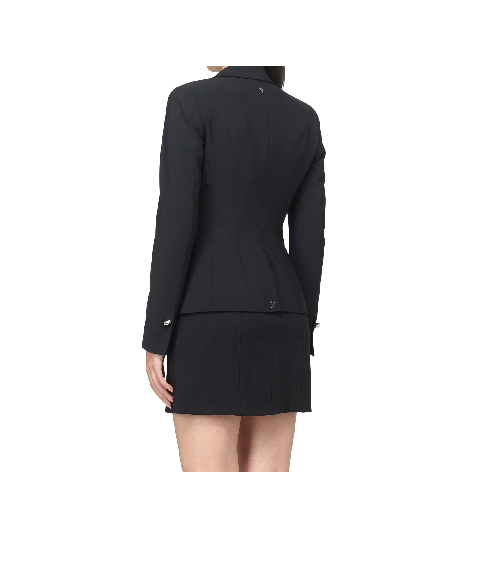 Dondup Single-breasted Blazer In Black