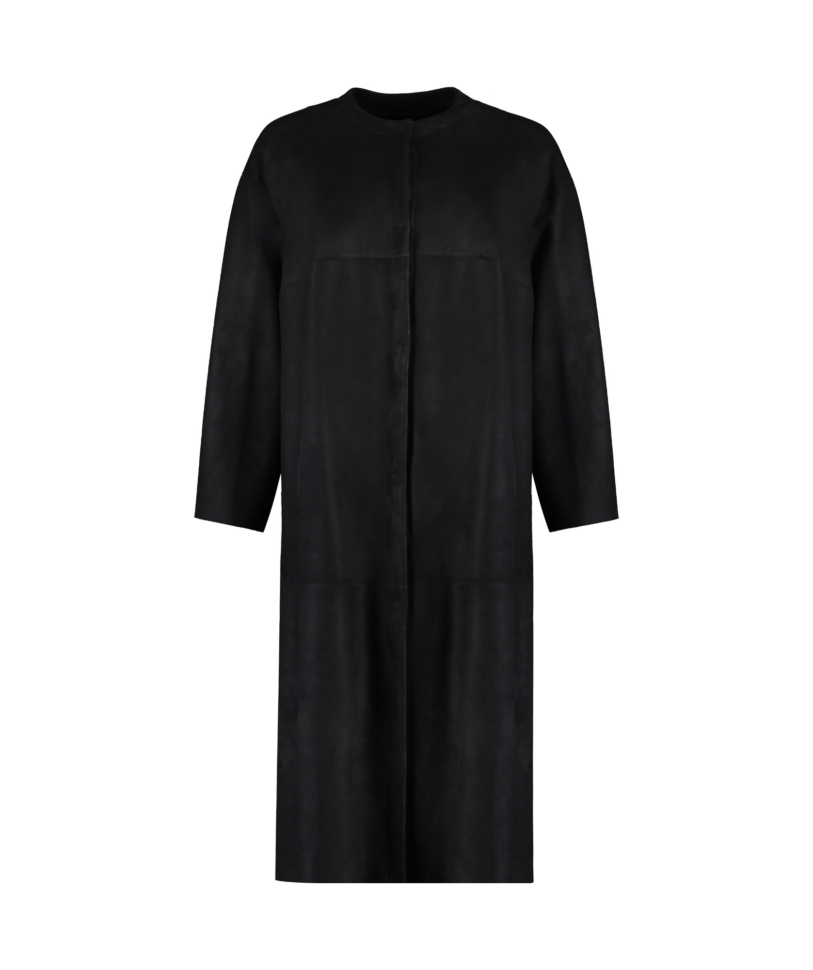 Salvatore Santoro Suede Jacket In Black