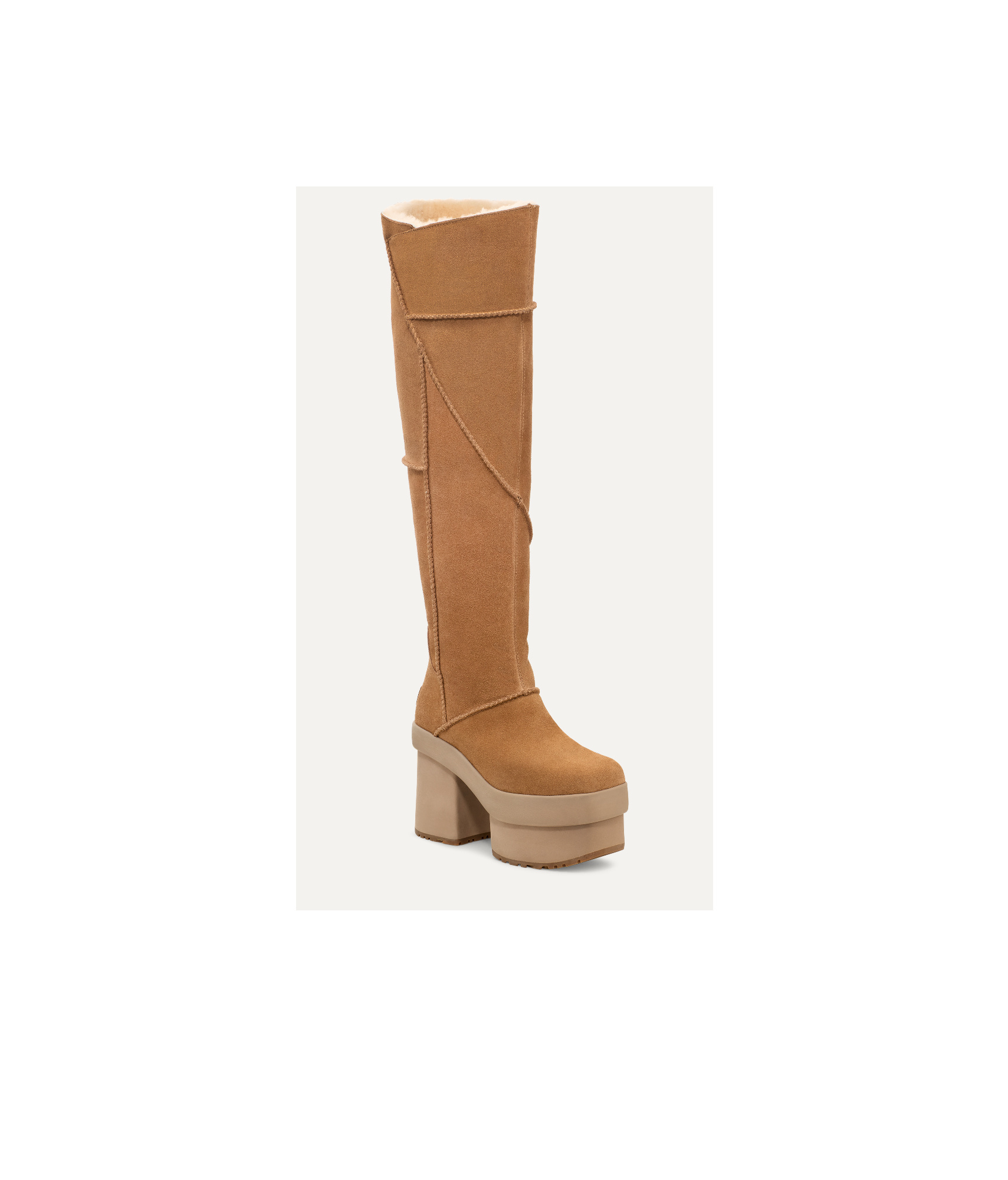 Ugg Square-toed Boots In Brown