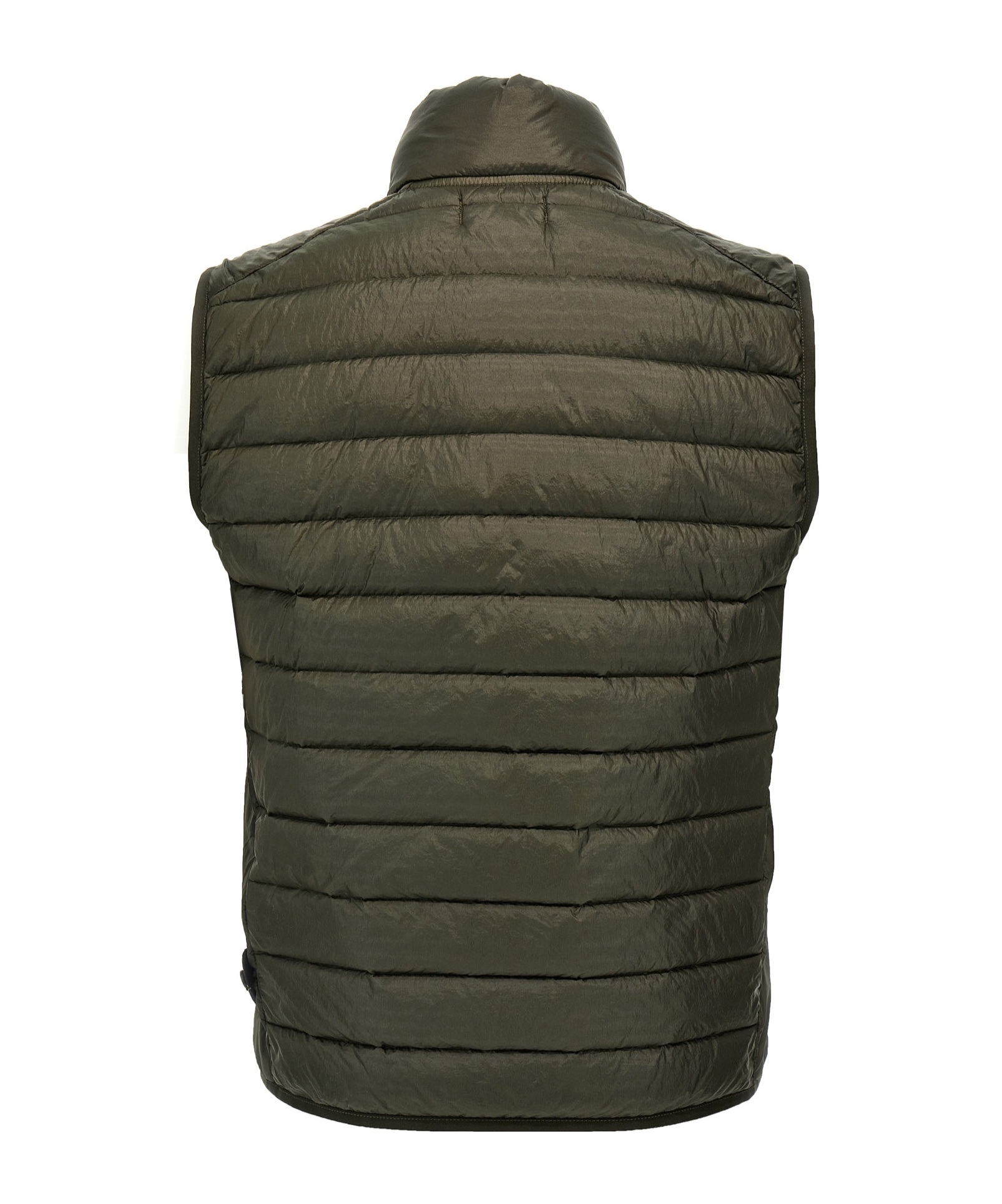 Shop Stone Island Compass Badge Gilet In Green