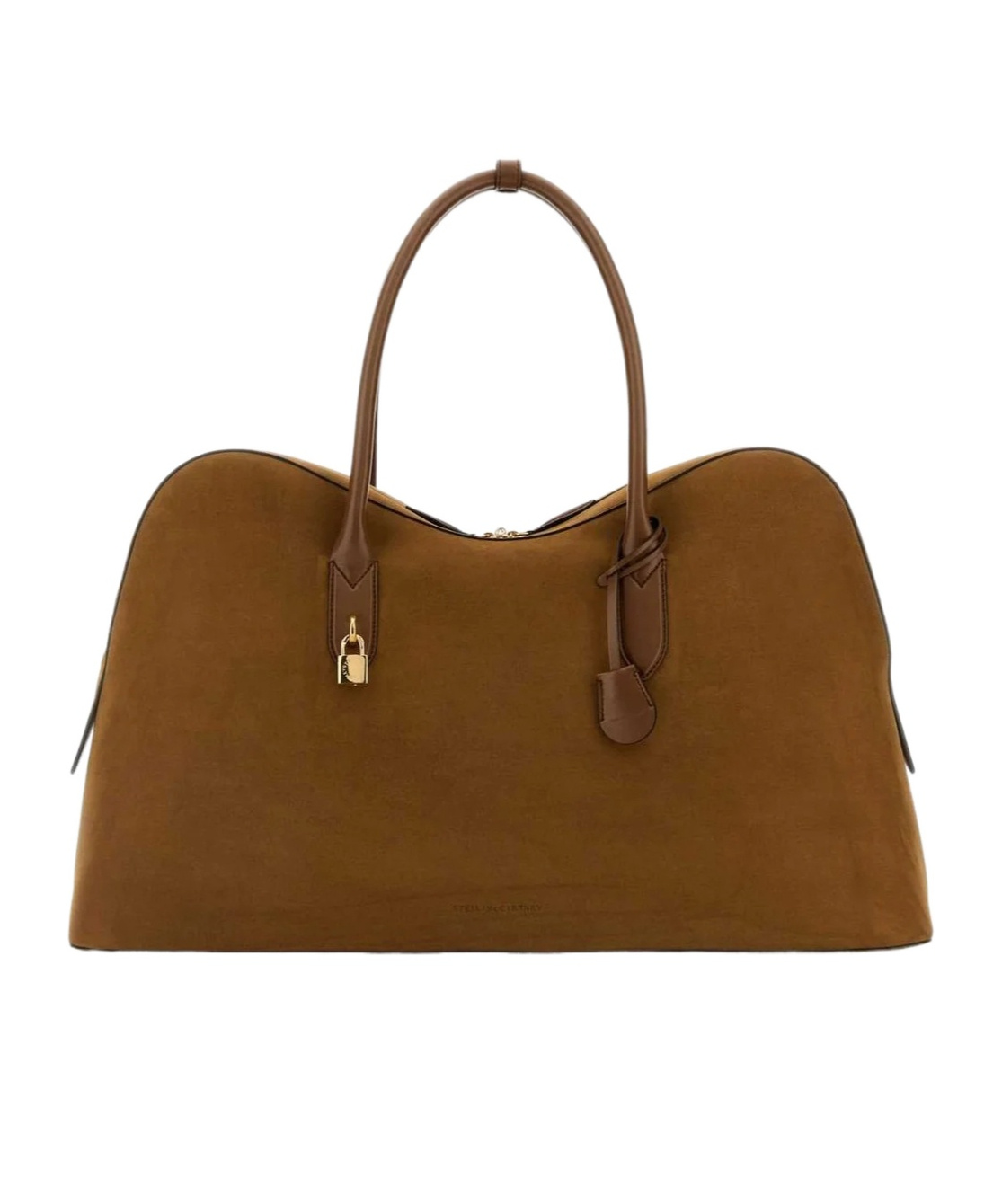 Stella Mccartney Borsa Da Viaggio In Suede Alter Mat Caramello Donna In Brown