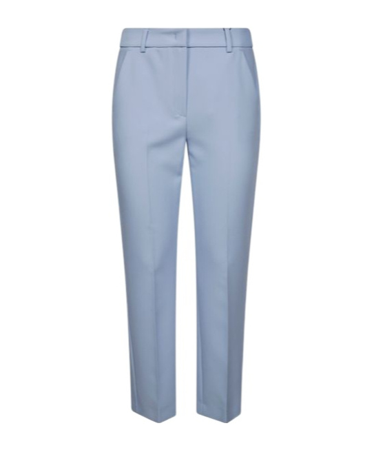 Weekend Max Mara Rana Straight Cut Pants In Blue