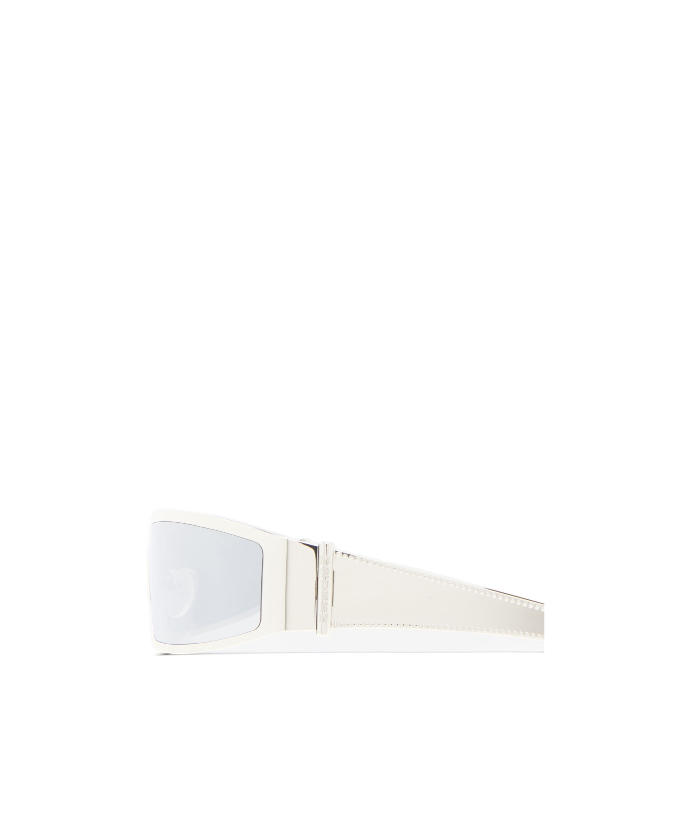 Alexander Mcqueen Full Frame Sunglasses In White