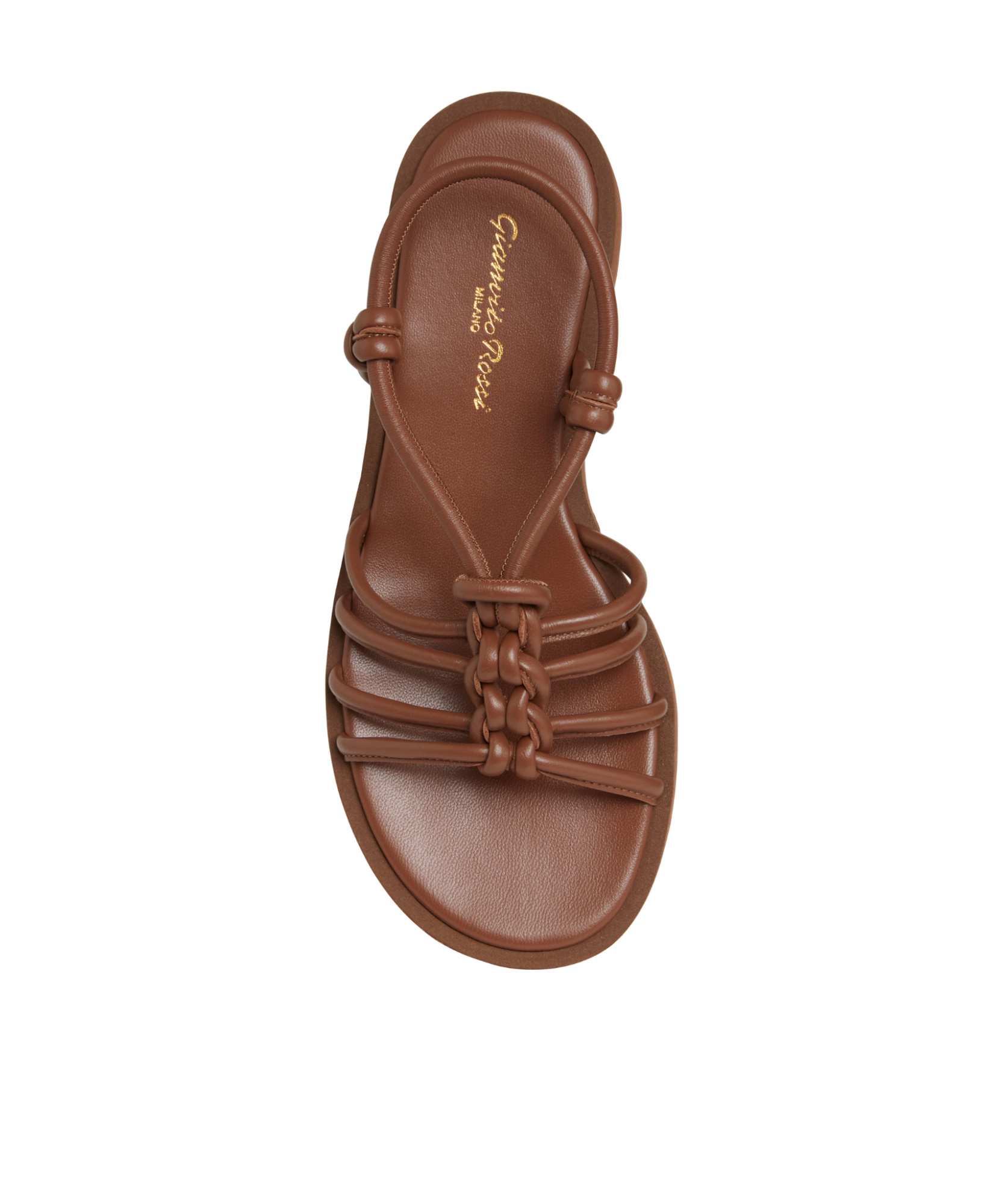 Gianvito Rossi Hebe Slingback Strap Sandals In Brown