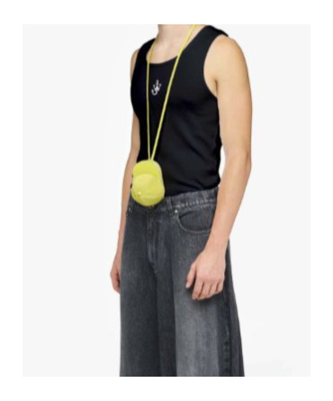 Jw Anderson Black Sleeveless Top With Logo Embroidery On The Front In Black