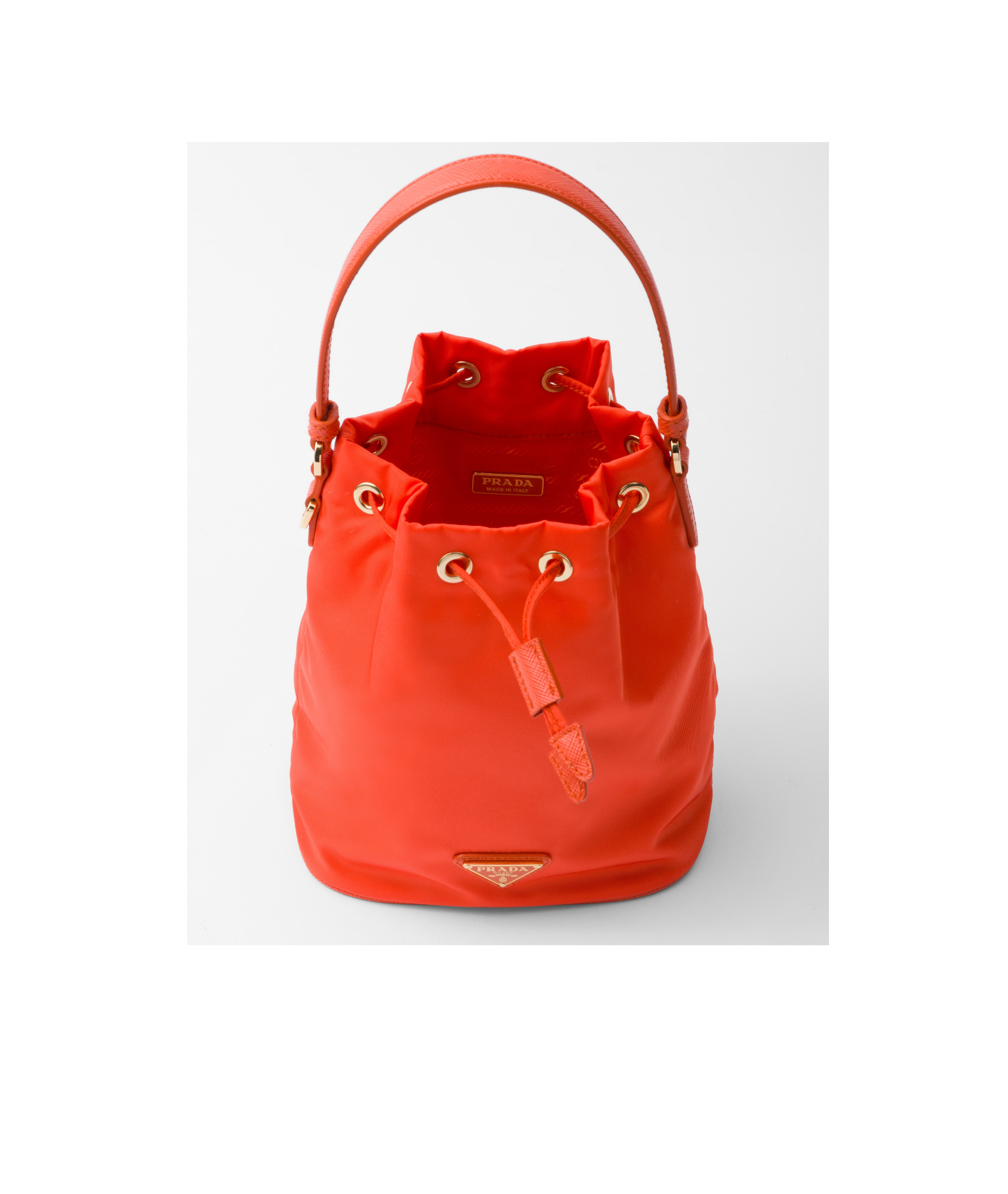 Prada Re-edition 1978 Re-nylon Mini-bag In Orange