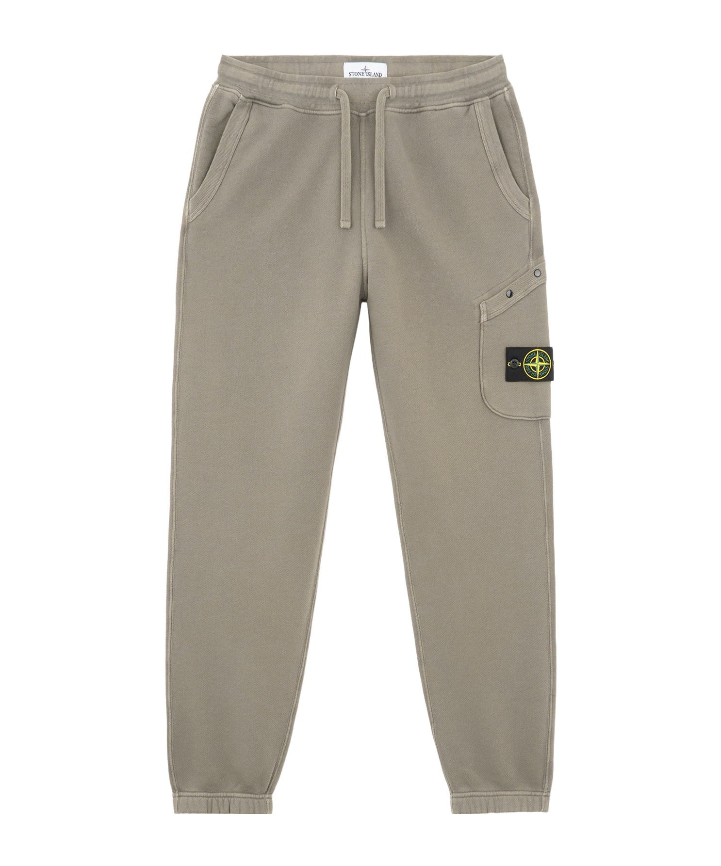 Stone Island Fleece Sweatpants In Nude