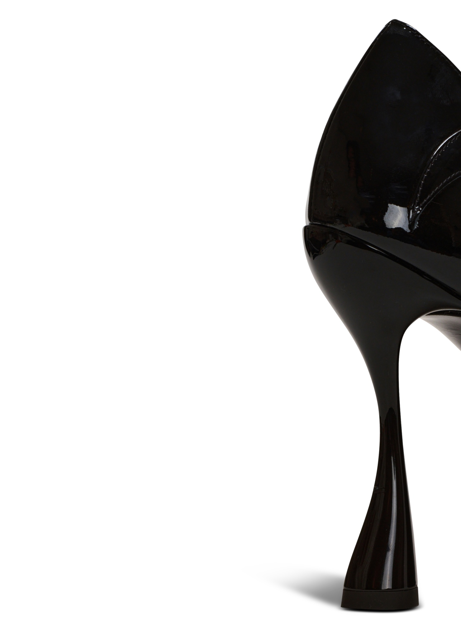 Shop Balmain Heeled Eden Sandals In Patent Leather In Black