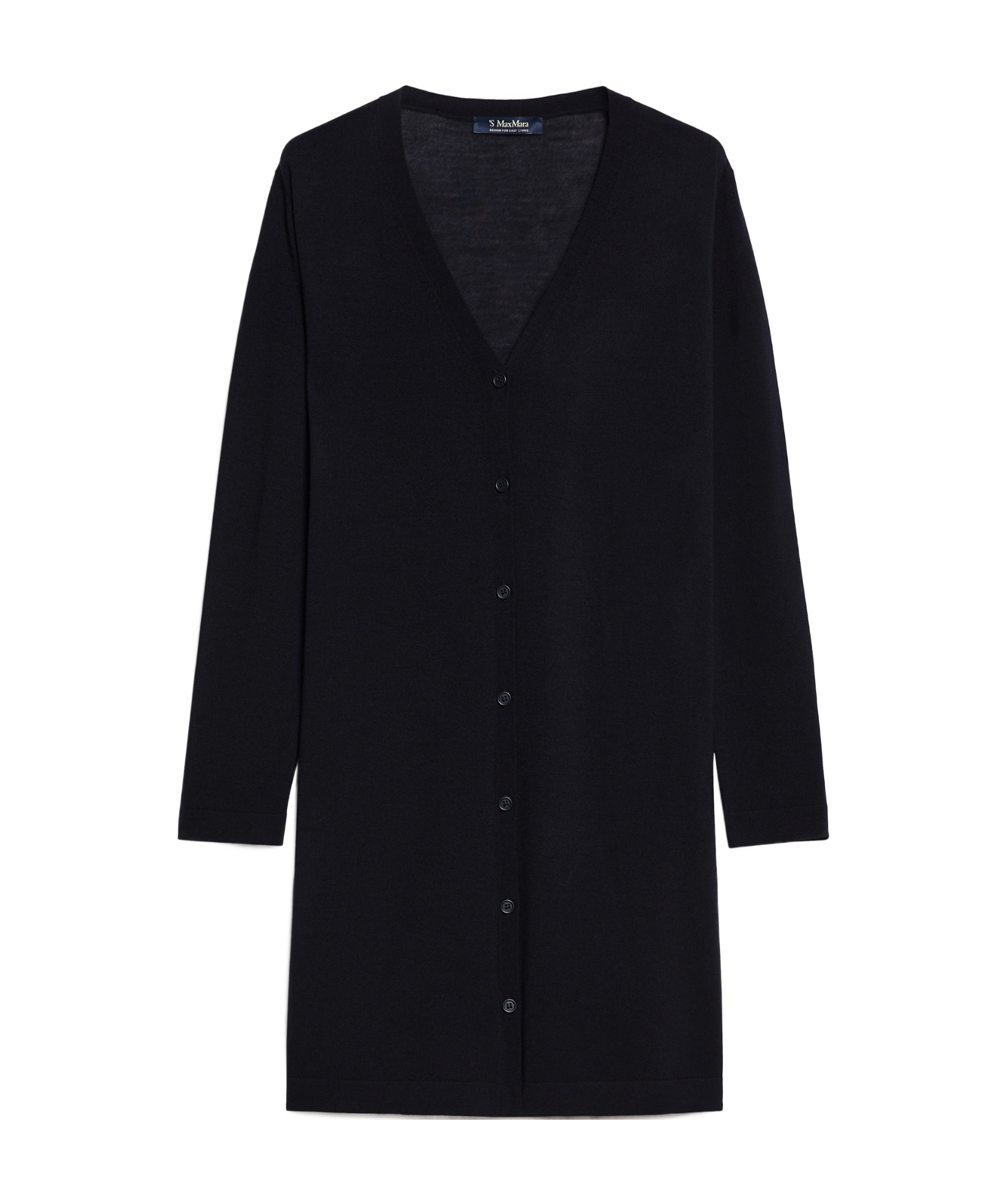 Shop Max Mara Wool Cardigan In Black