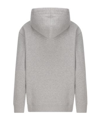 Fendi Logo Embroidered Zip-up Drawstring Hoodie In White
