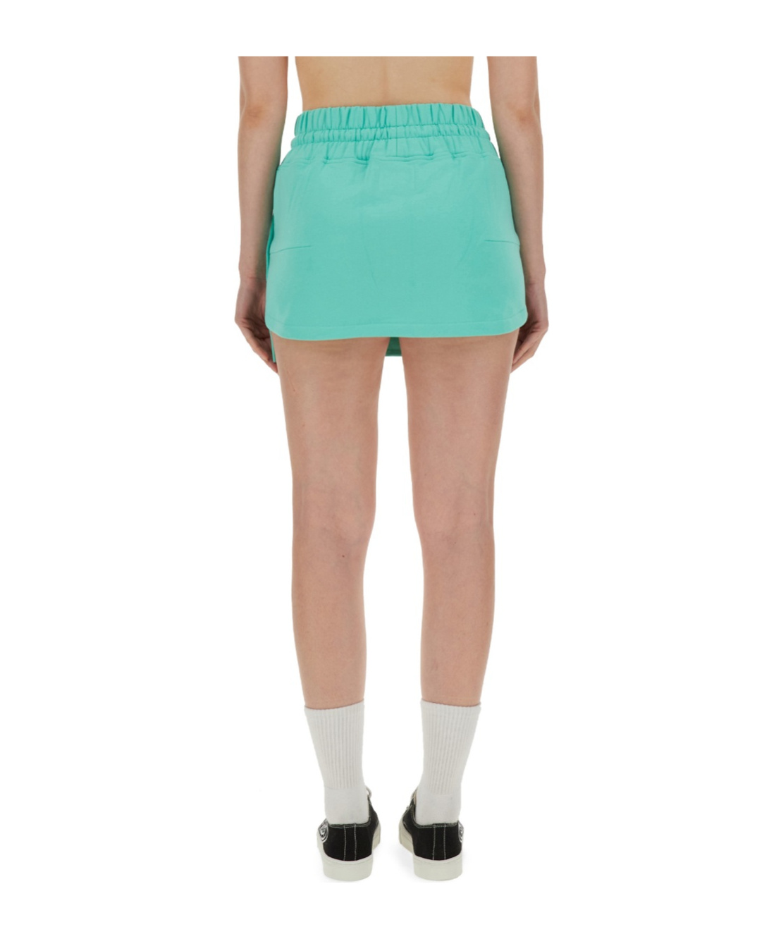 Vivienne Westwood Orb-embroidered Cotton Miniskirt In Multicolor