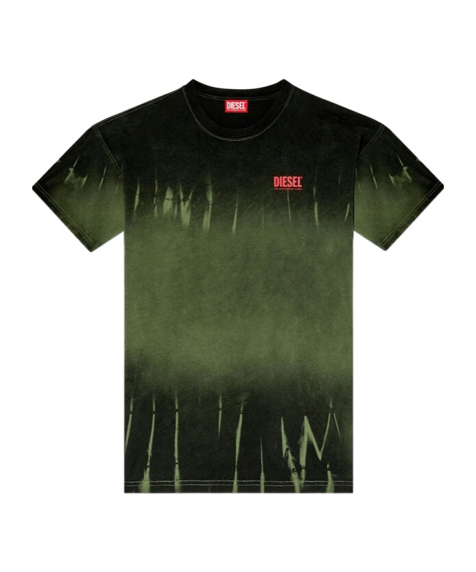 Diesel Mens 5dra T-boxt-r3 Crewneck Cotton-jersey T-shirt Xs In Green