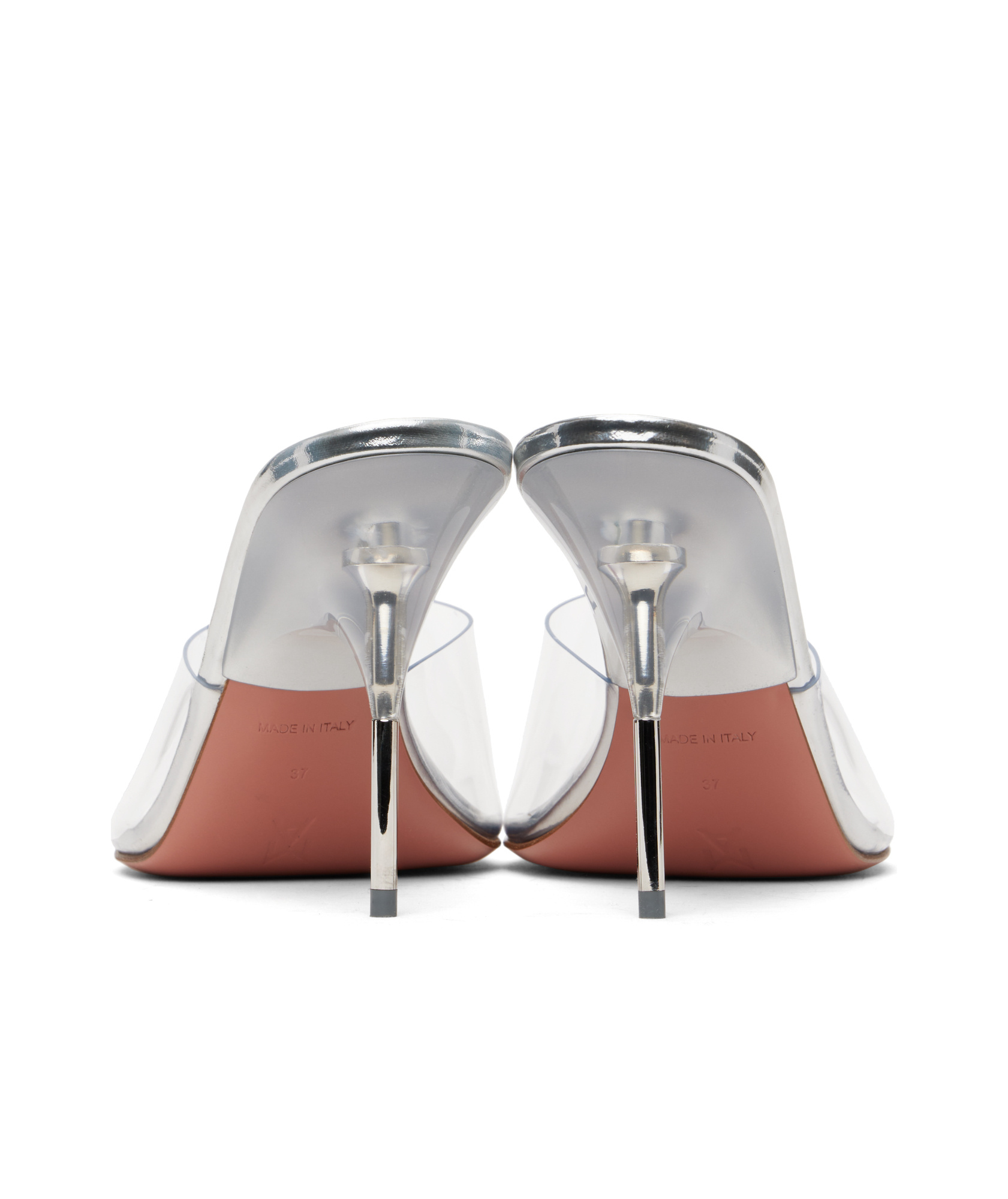 AMINA MUADDI POINTED HIGH HEEL SANDALS