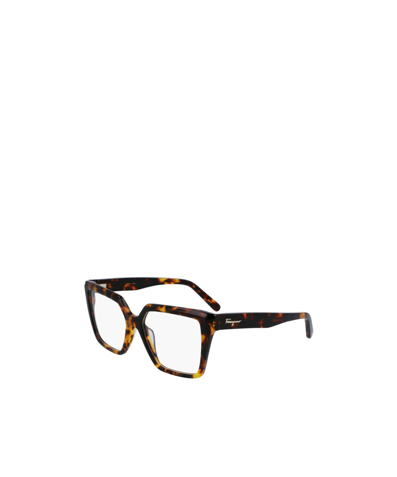 Ferragamo Eyewear Square Frame Glasses In Burgundy