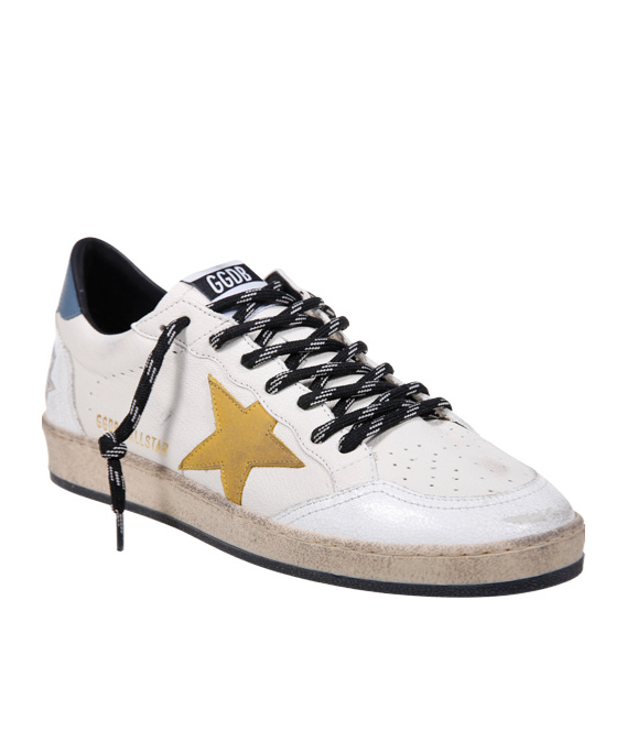 Golden Goose Deluxe Brand Ball Star Lace-up Sneakers In White