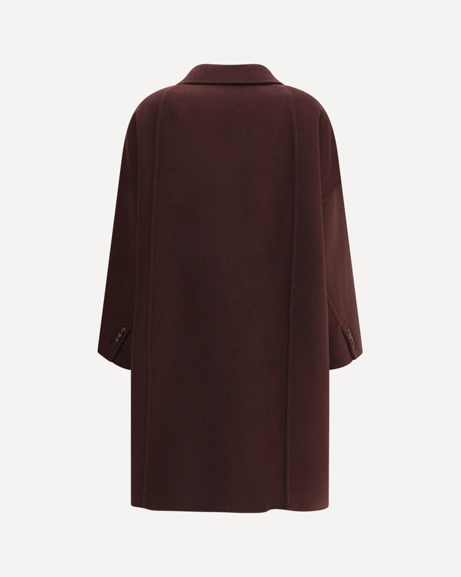 Brunello Cucinelli Double-breasted Coat With Peaked Lapels And Button Detailing