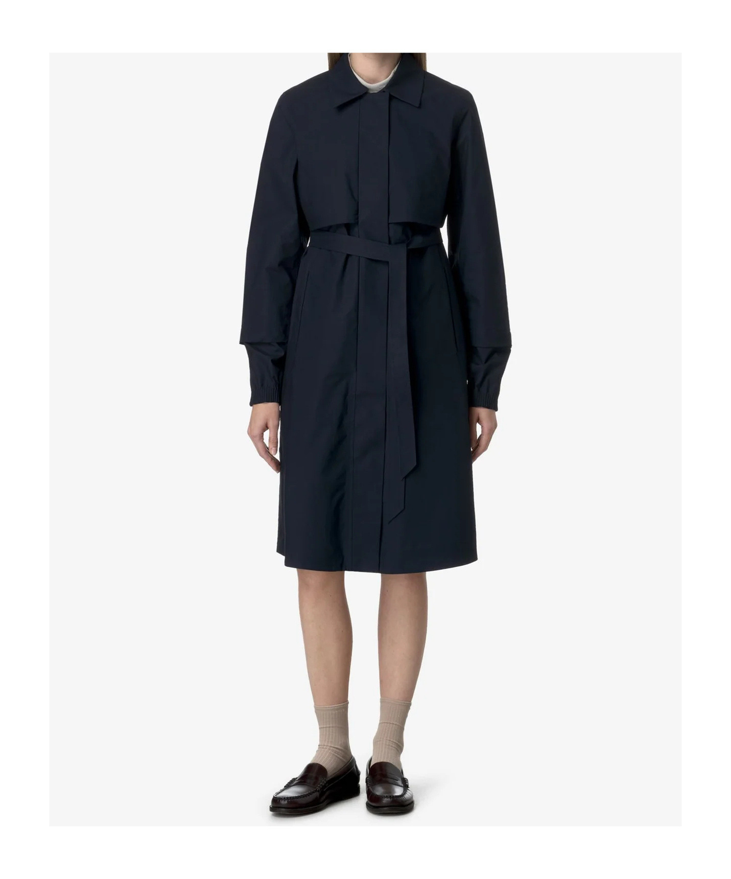 K-way Jesel Tech Wool Blend In Blue