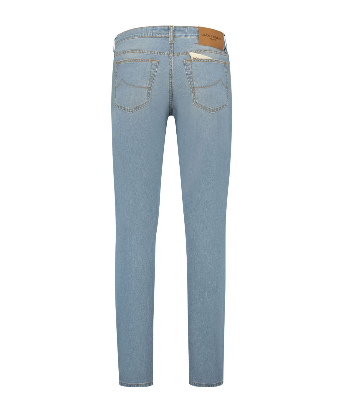 Jacob Cohen Straight Trousers With Five Pockets And Belt Loops In Gray