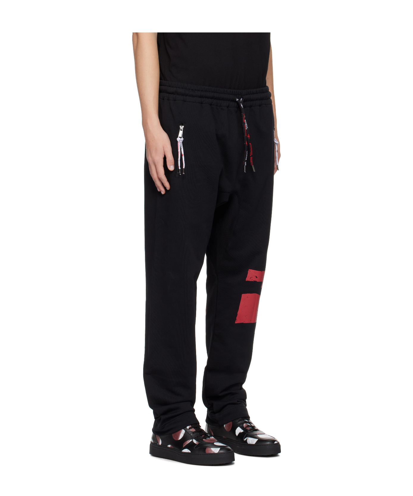 Vivienne Westwood Elastic Waist Sweatpants In Black