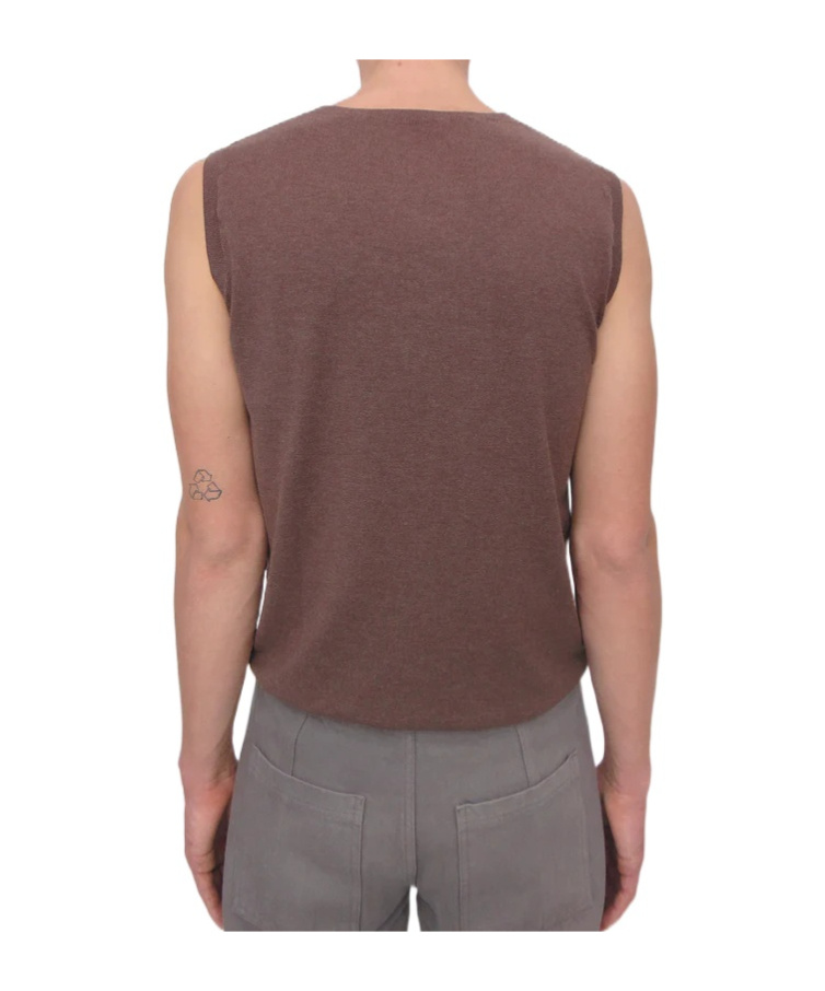 Gimaguas Forat Tank Top In Brown