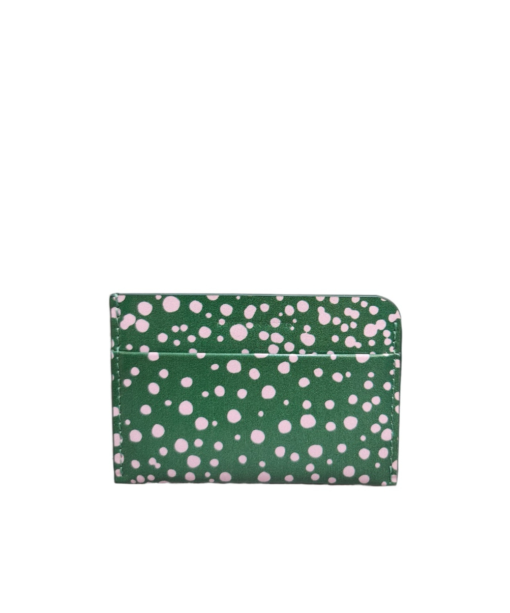 Dries Van Noten Pattern Card Bag In Green