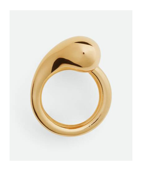 Bottega Veneta Drop Ring In Yellow