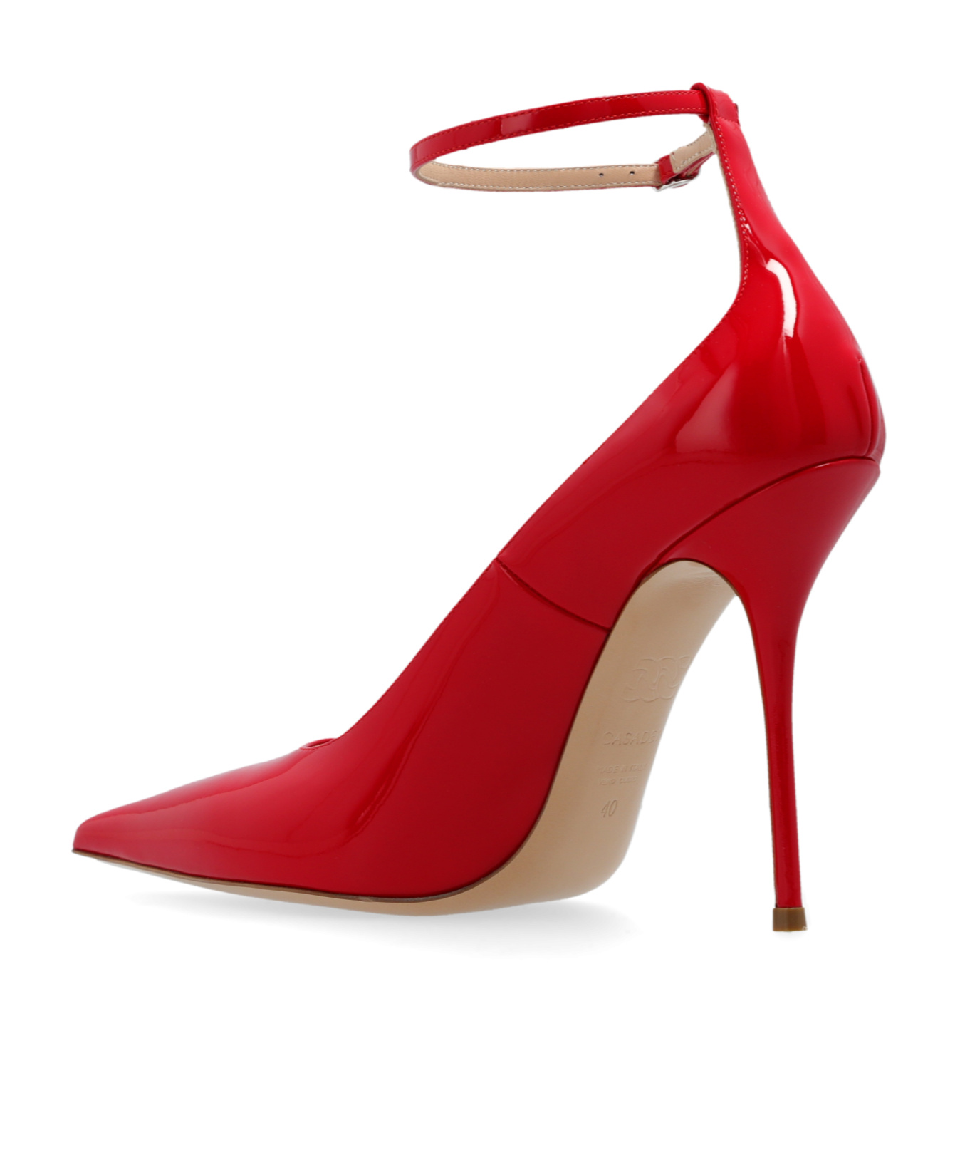 Casadei Tiff Ankle Strap Pumps In Red