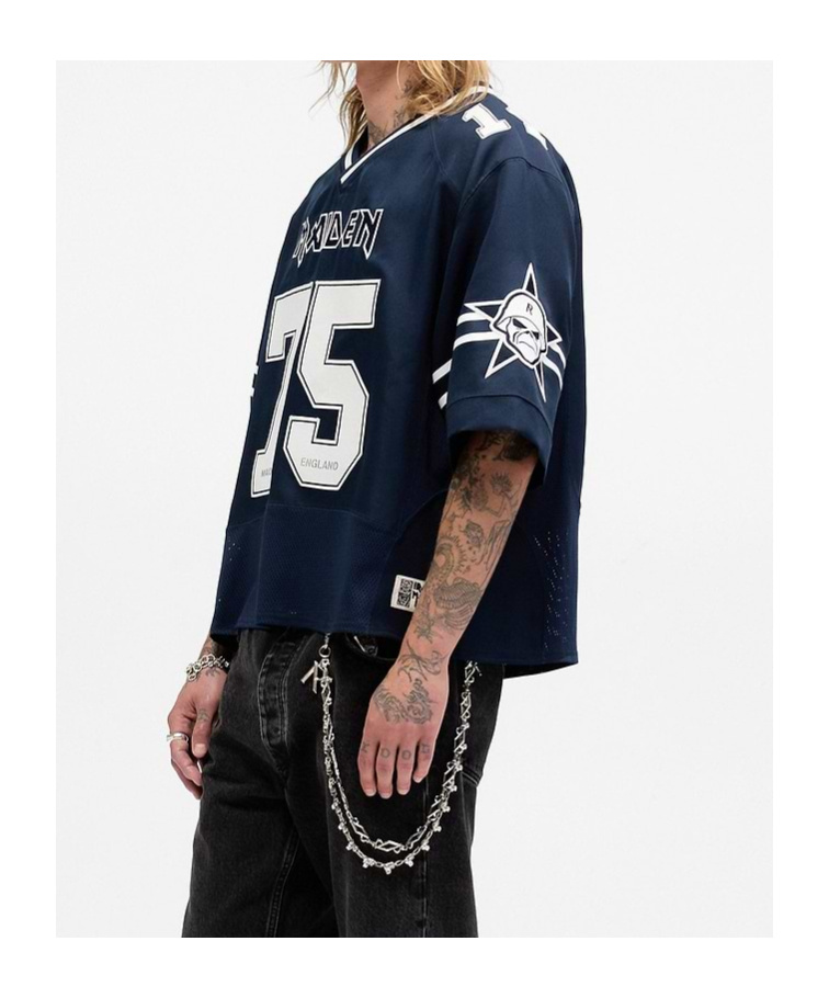 Represent X Iron Maiden Anniversary Jersey In Blue