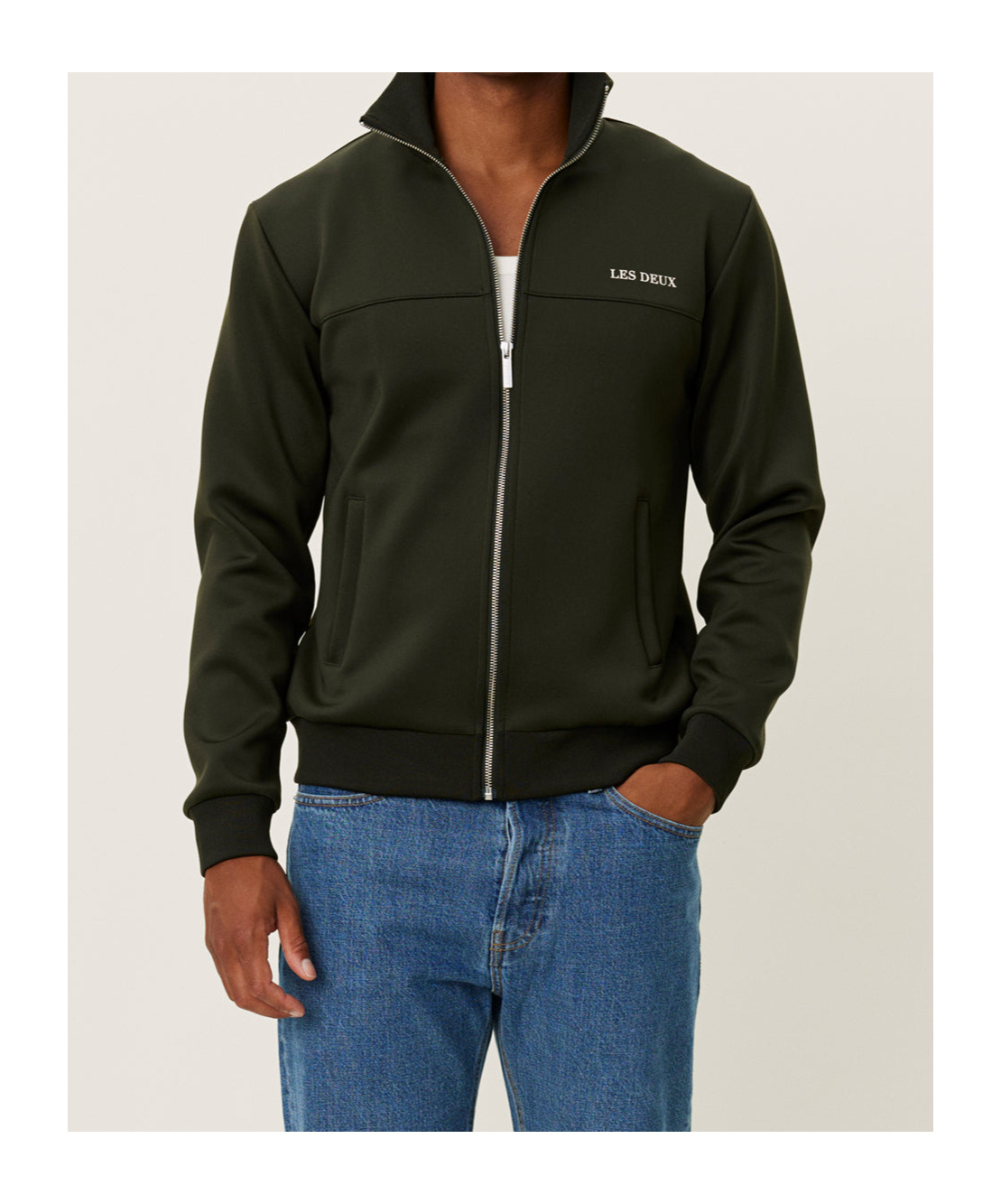 Les Deux Long-sleeved Casual Jacket In Black