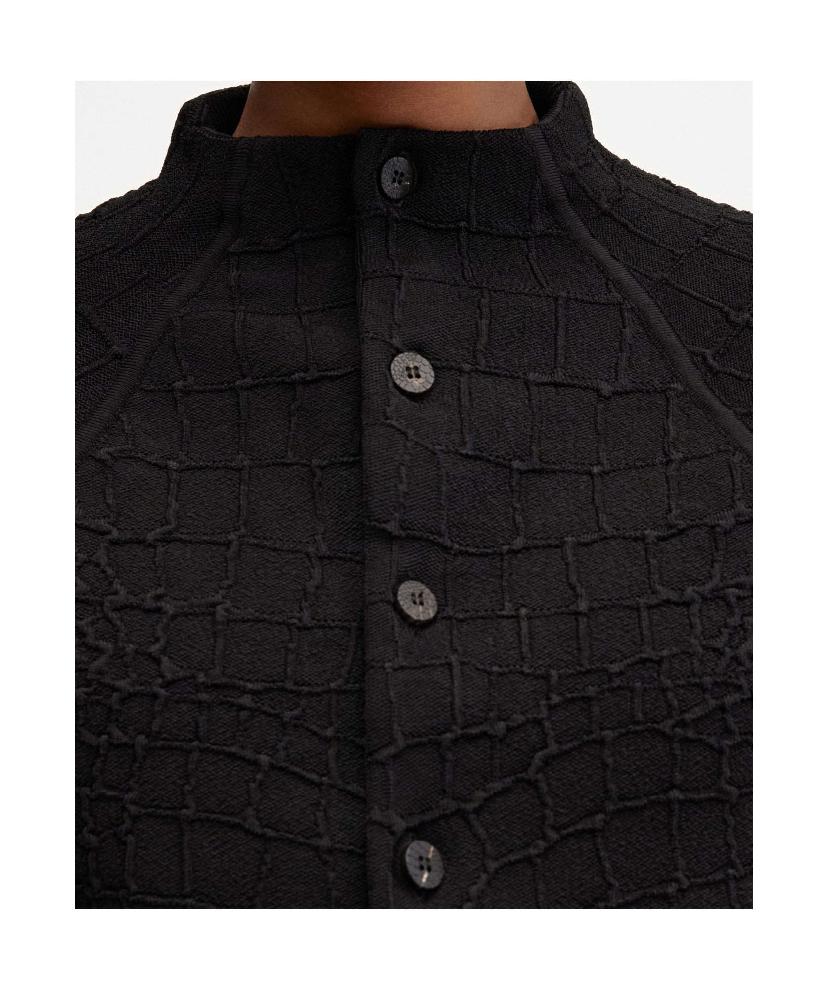 Jacquemus Long Sleeve Cardigan In Black