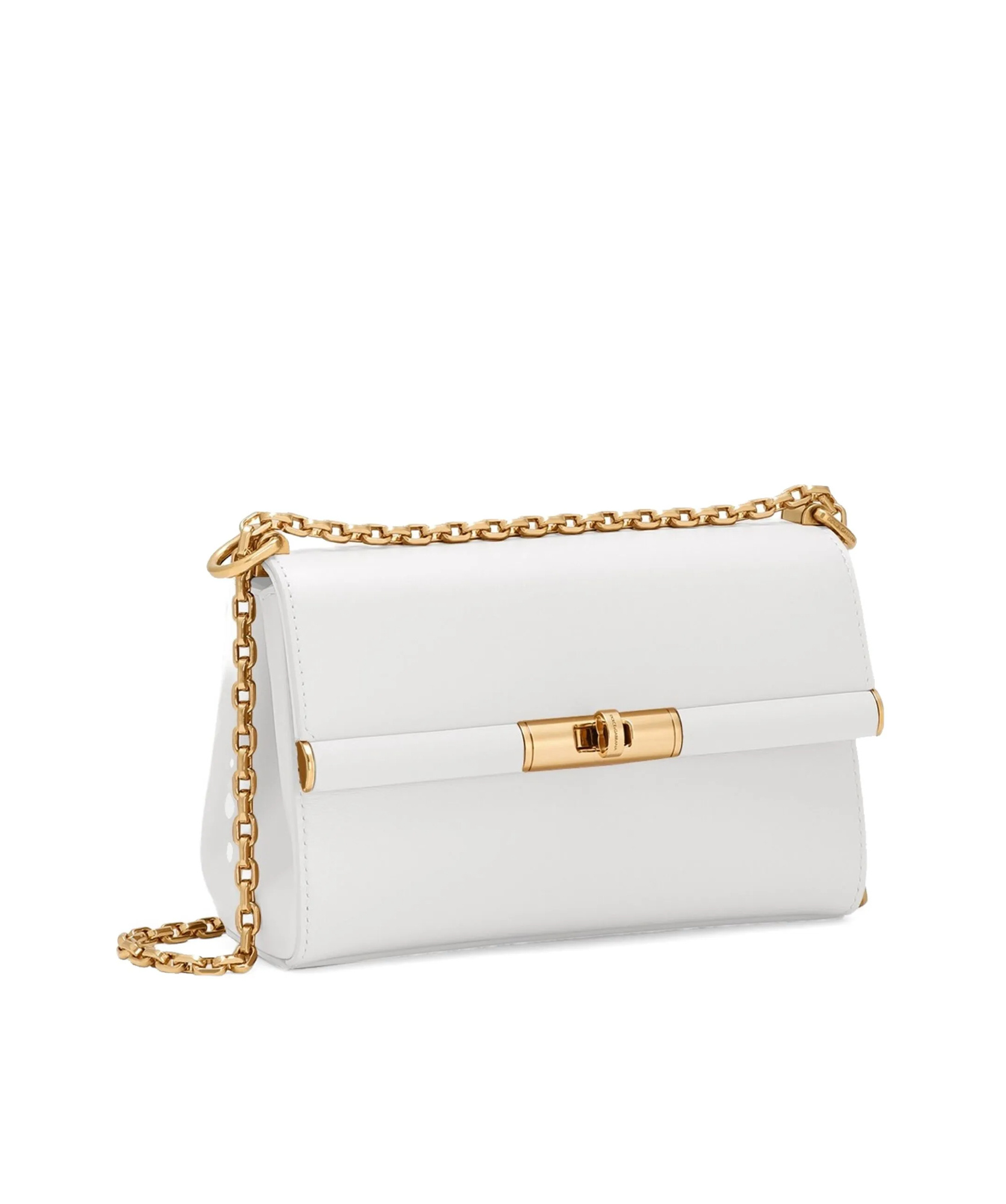Dolce & Gabbana Mini Marlene City Cross Body Bag In White