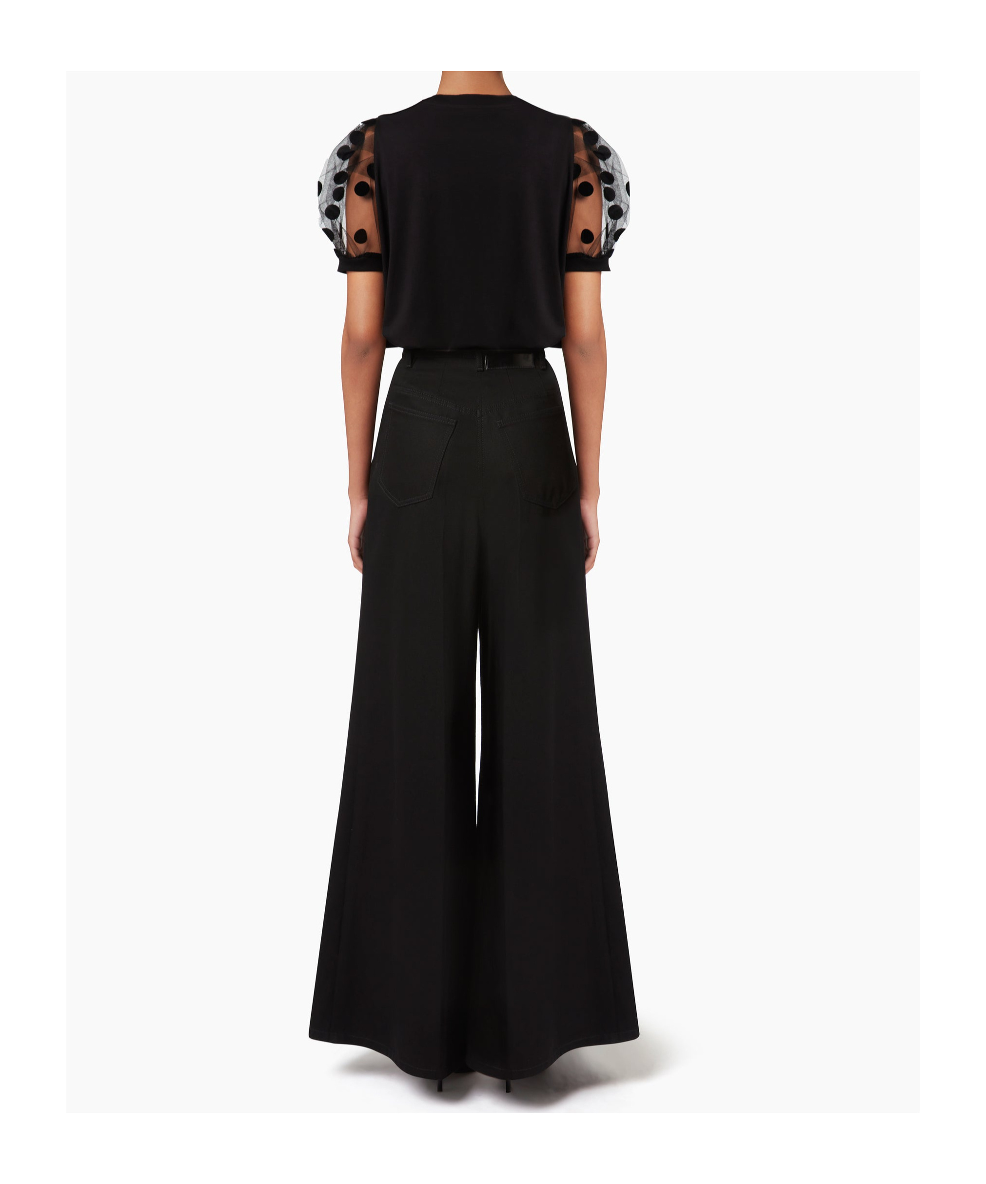 Nina Ricci Flared Jeans In Black