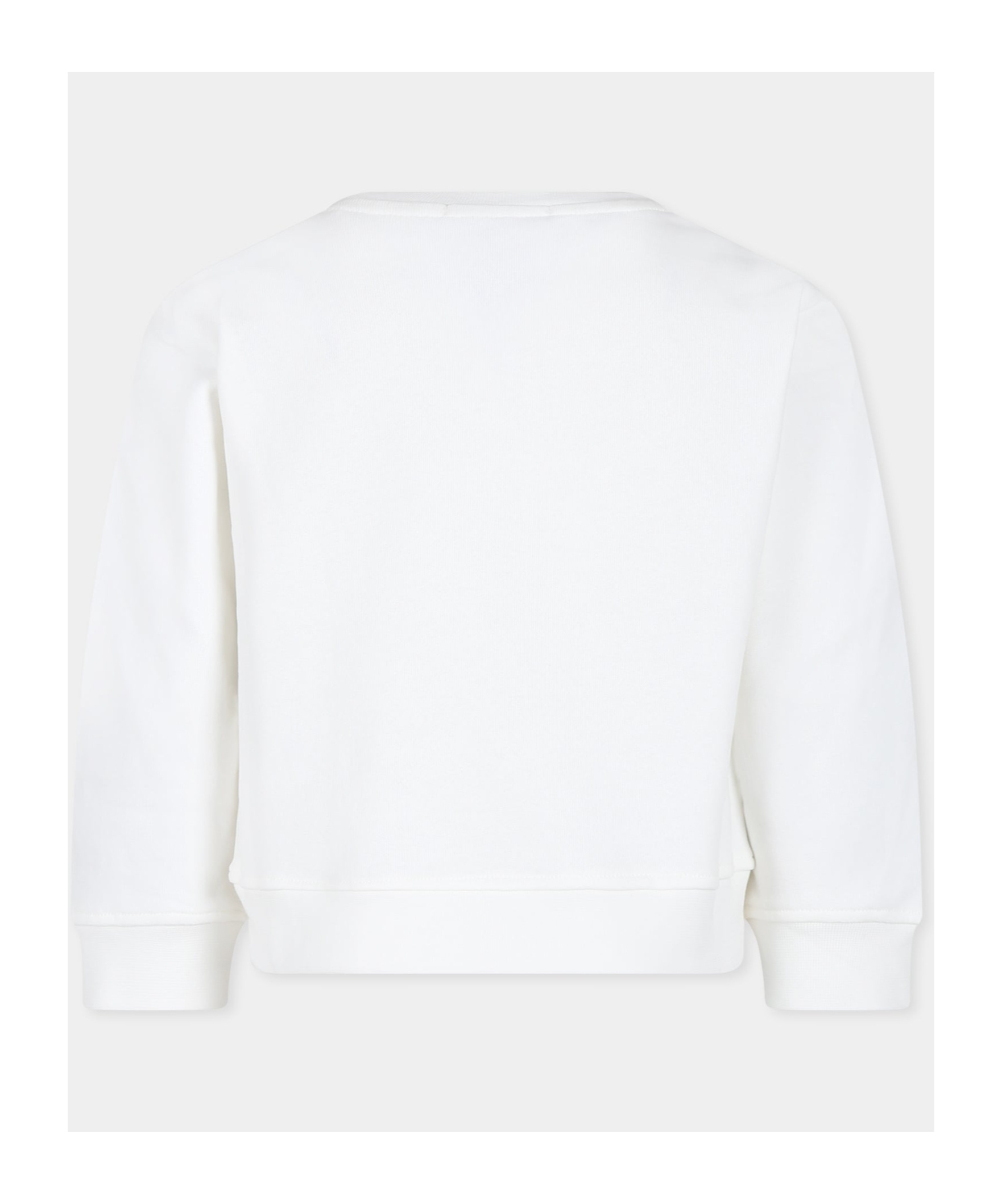 Stella Mccartney Graffiti Long-sleeved Sweater In White