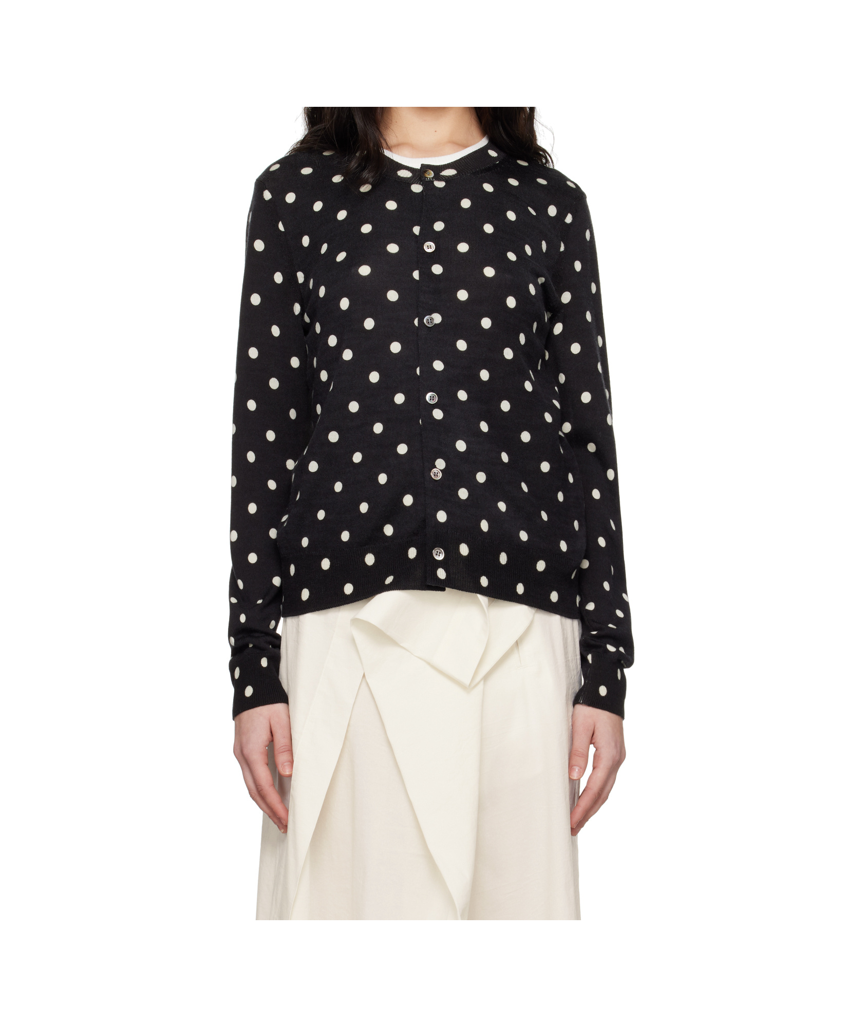Comme Des Garçons Long-sleeved Cardigan