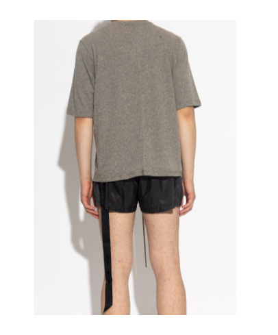 Rick Owens Drkshdw Crew Neck T-shirt In Gray