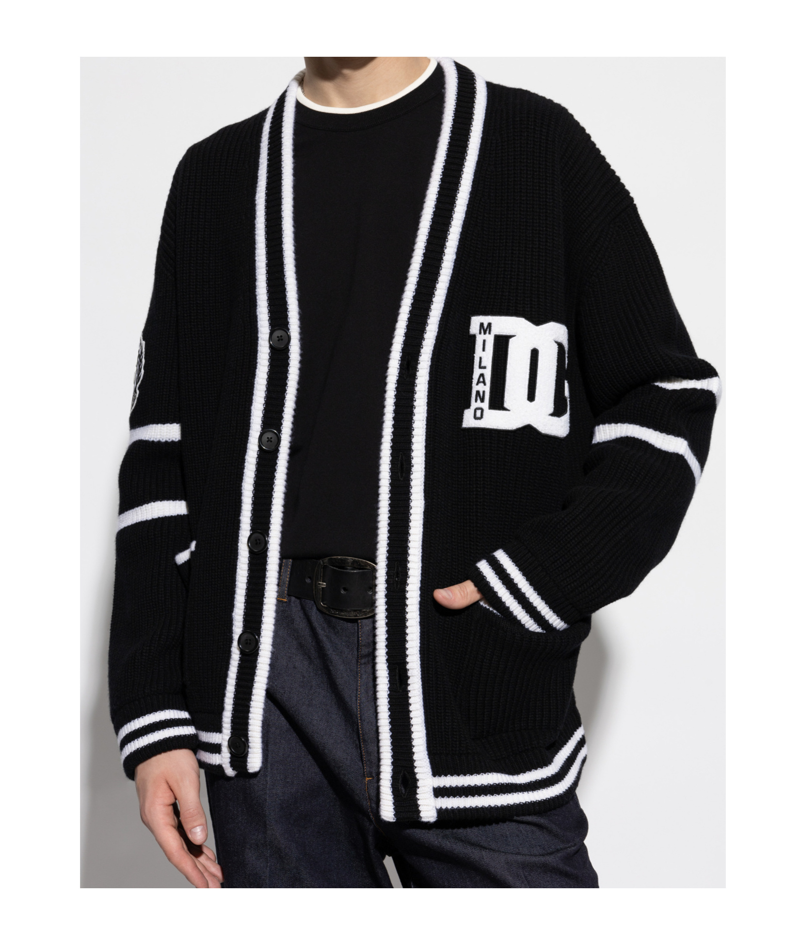 Dolce & Gabbana Cardigan In Black