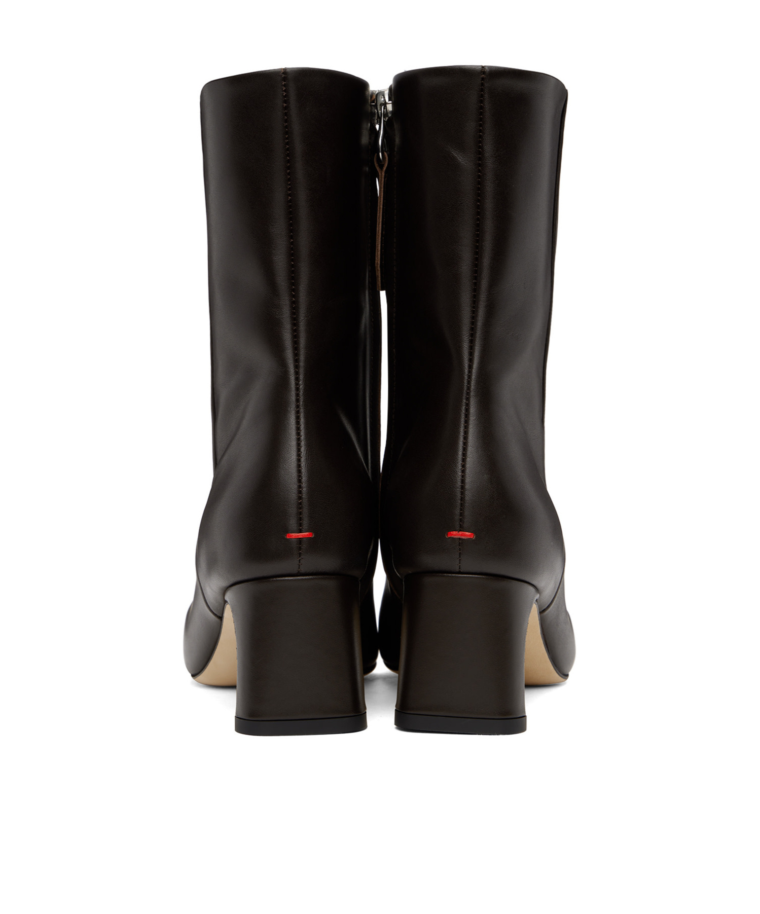 Aeyde Brown Tabitha Ankle Boots In Black
