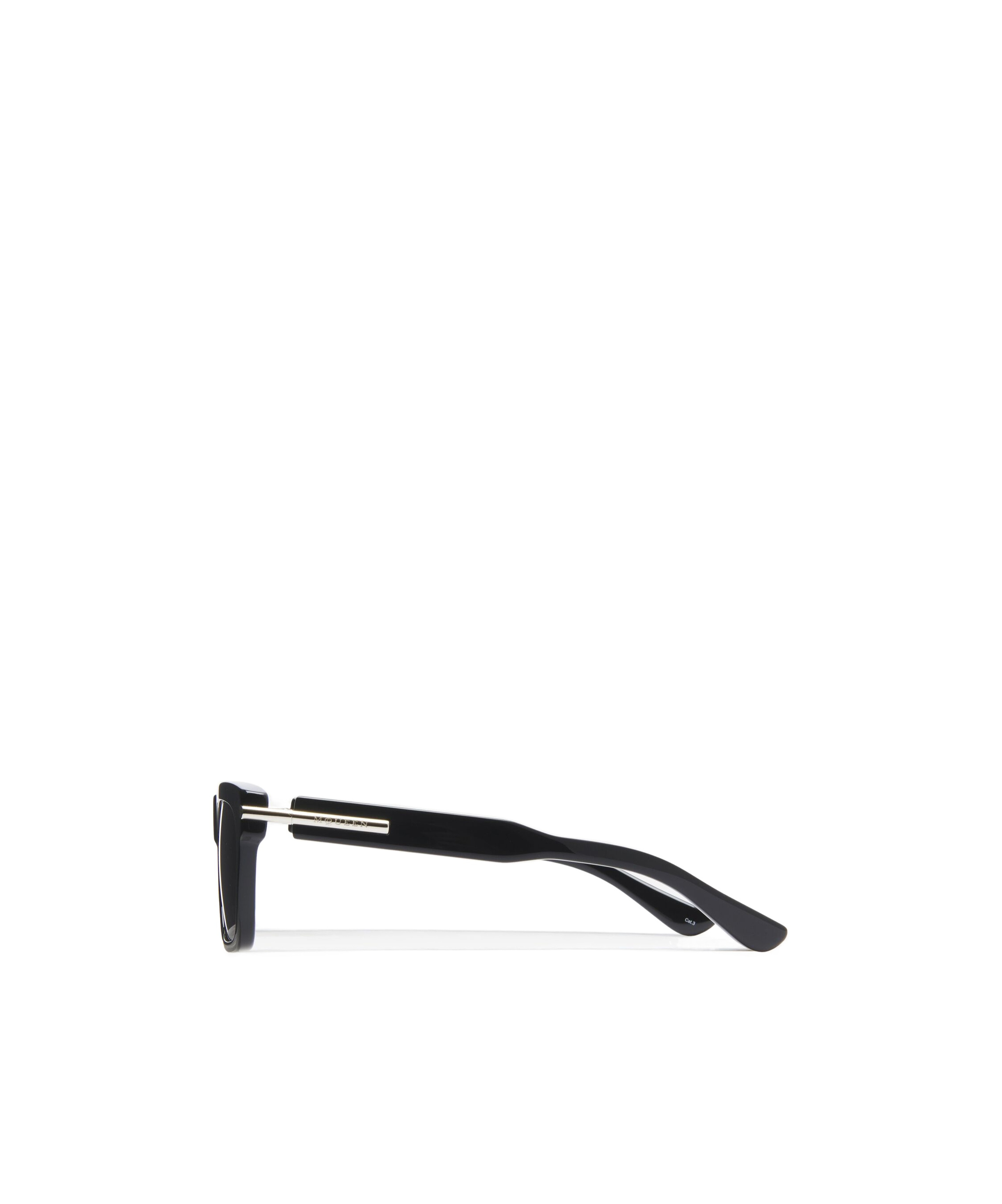 Alexander Mcqueen Rectangular Frame Sunglasses In Black