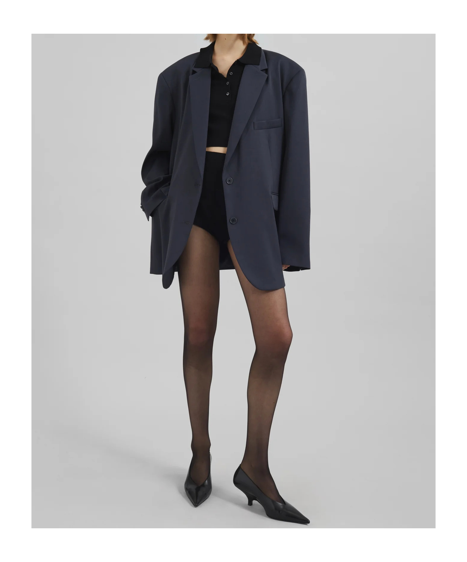 THE FRANKIE SHOP NEWARK DOUBLE BREASTED BLAZER