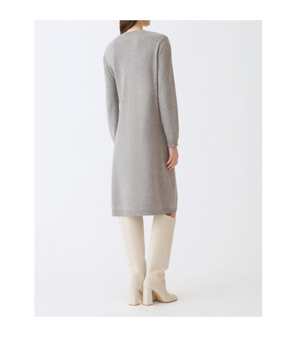 Fabiana Filippi Long Sleeve Dress In Gray