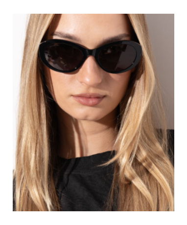 Balenciaga Geometric Frame Sunglasses In Brown