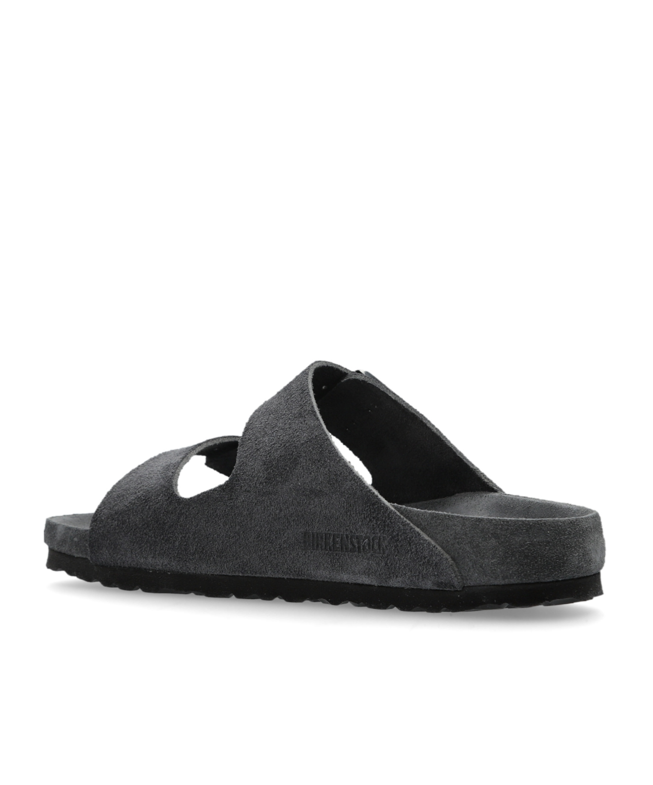 Birkenstock Arizona Double-buckle Slide Sandals In Gray