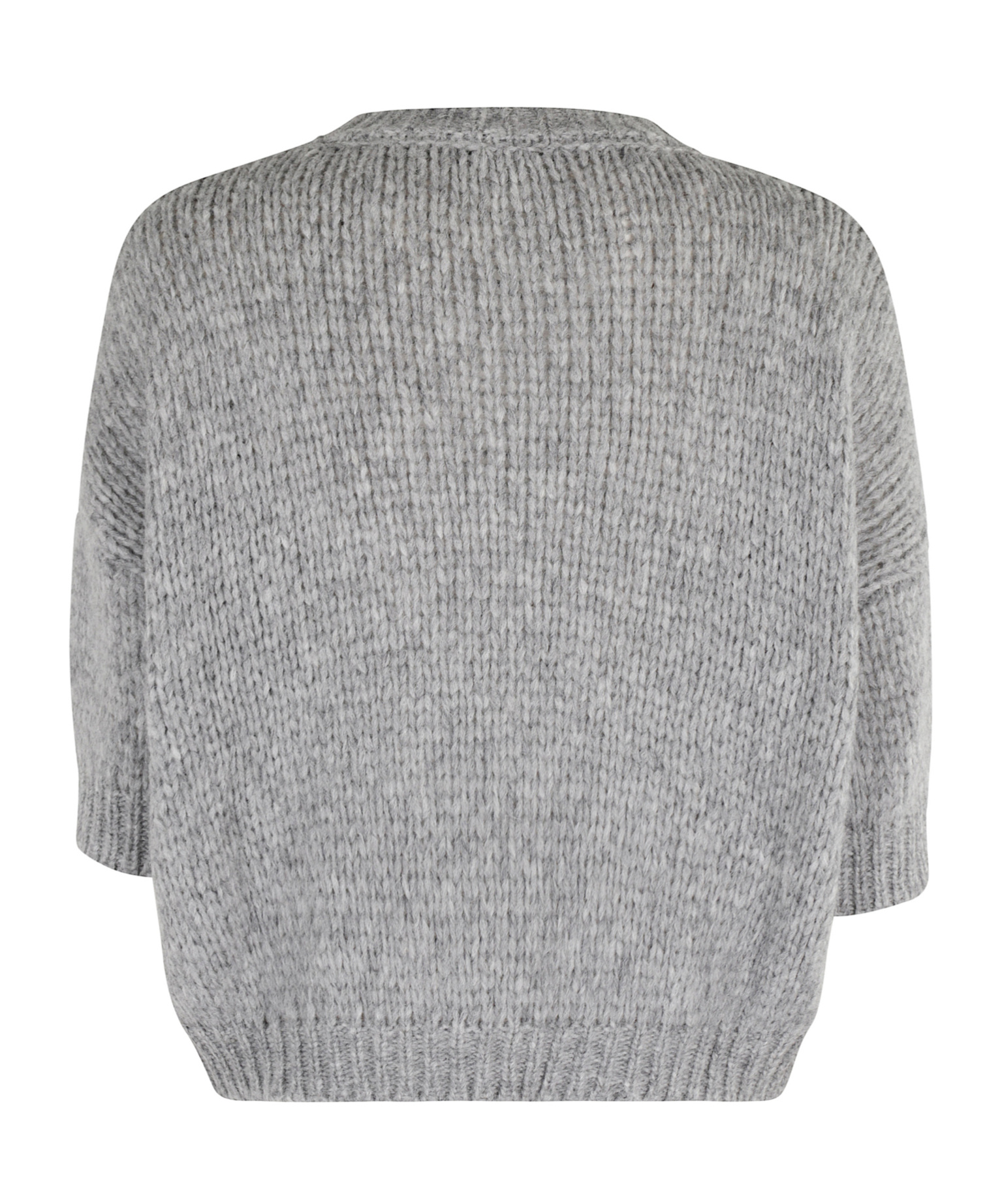 Roberto Collina Crew Neck Sweater In Gray