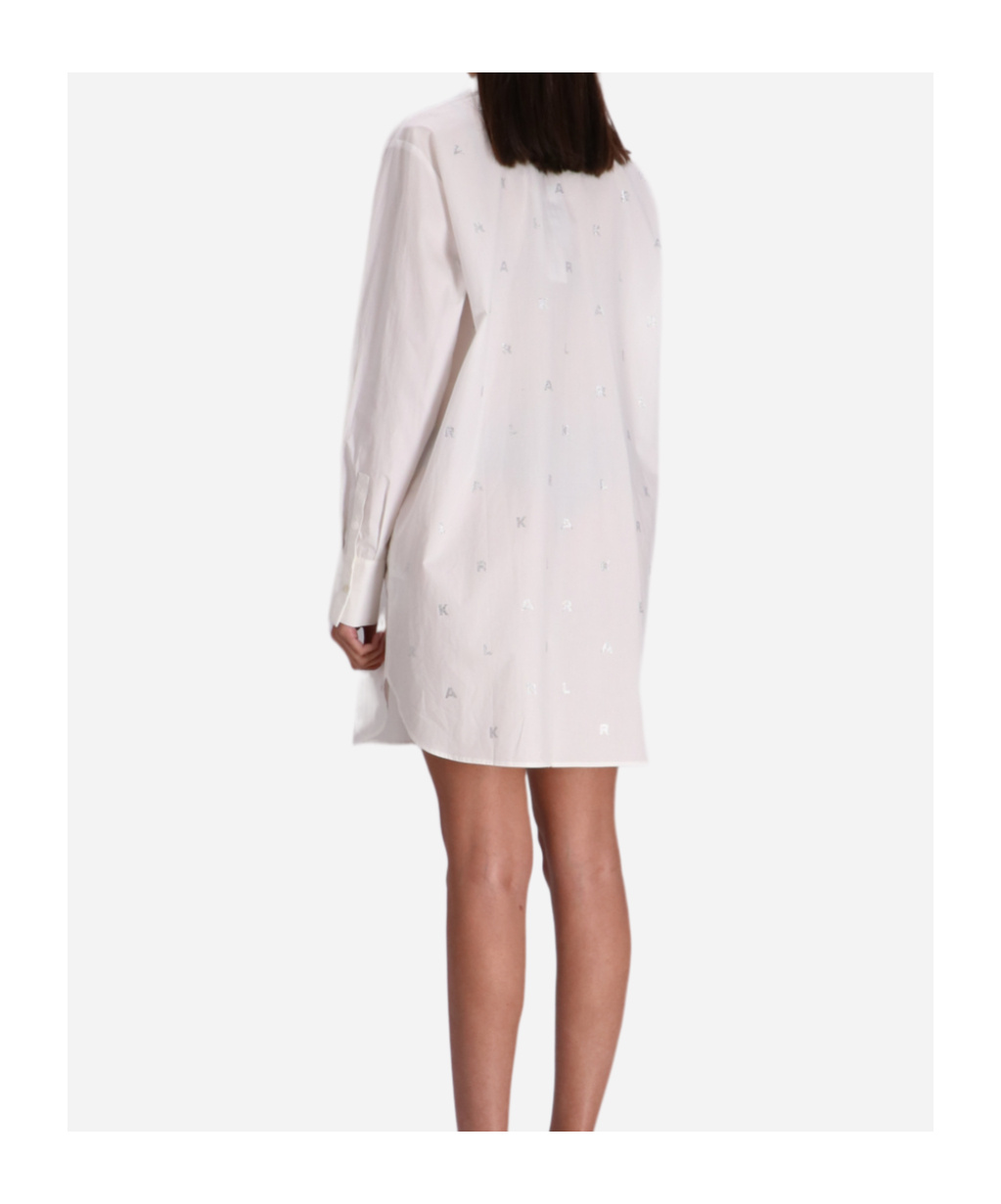 Karl Lagerfeld Long Sleeve Shirt Dress