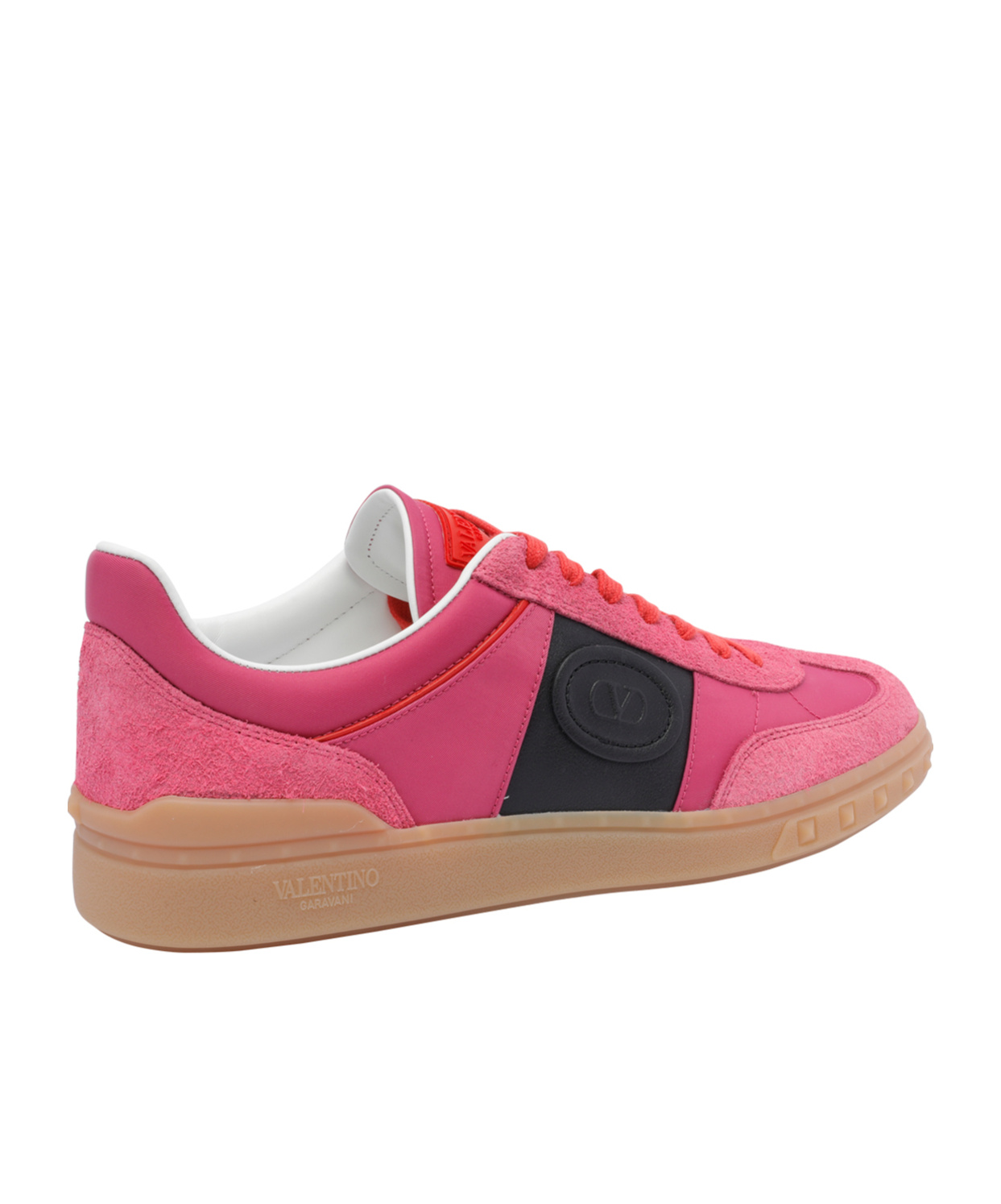 Valentino Lace-up Low-cut Casual Shoes In Multicolor