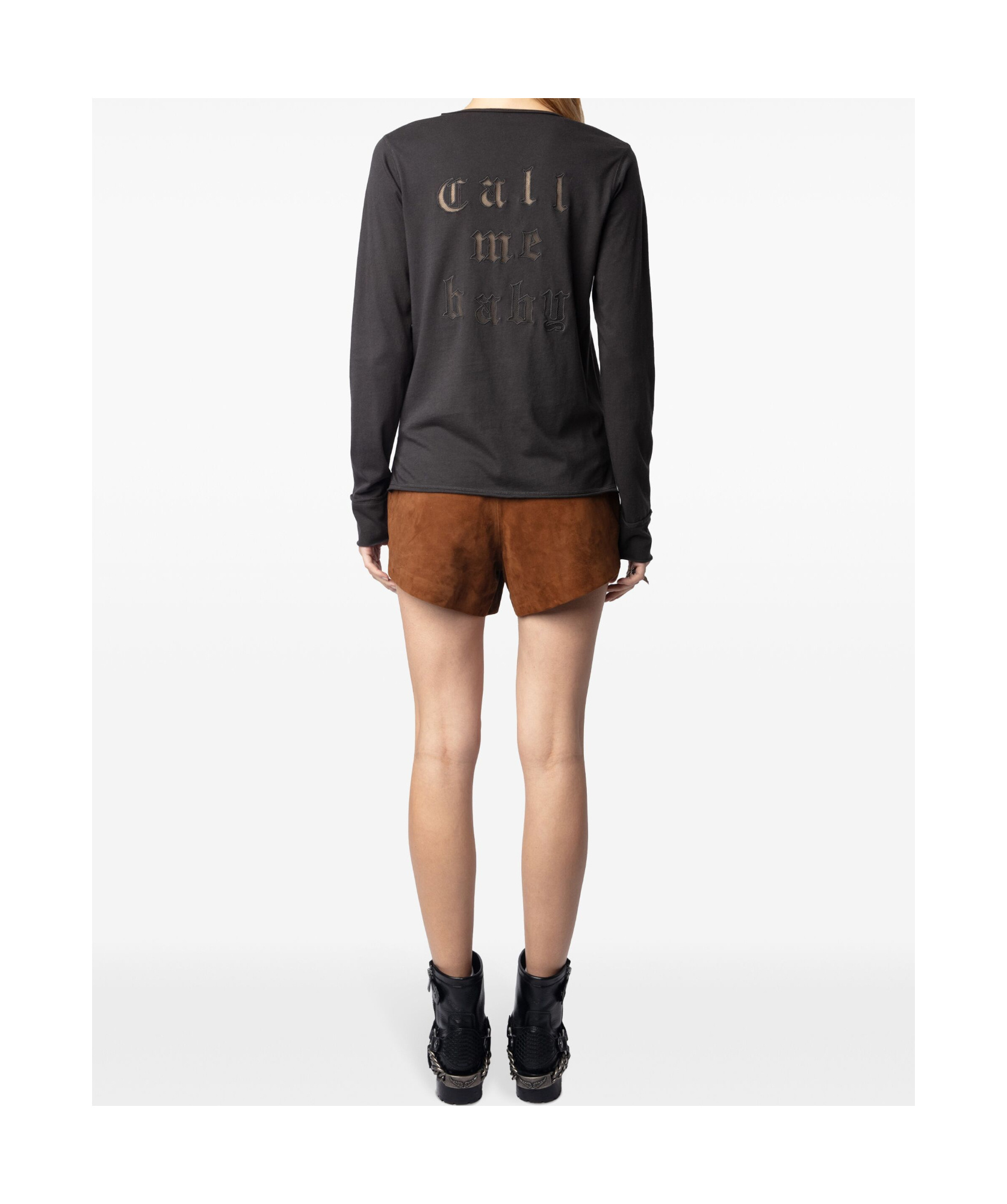 Zadig & Voltaire Fishnet T-shirt In Black