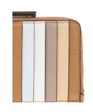 Tory Burch Eleanor Card Holder In Nude